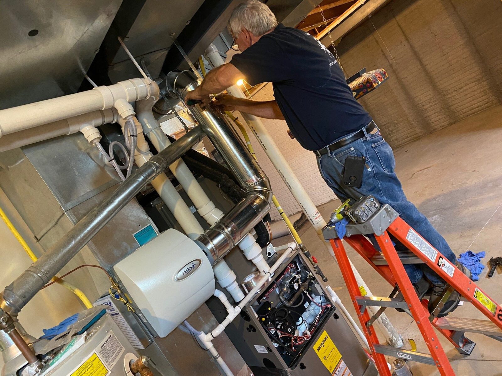 mechanical contractor replacement photo